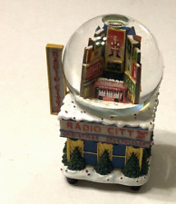 Radio City Music Hall Christmas Trees Musical Snow Globe Santa Claus Rockettes picture