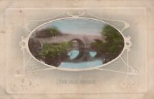 The Old Bridge Embossed Posted Davidson Bros Vintage Divided Back Post Card  picture