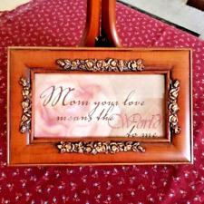 Mom Your Love Means The World To Me Sankyo Music Jewlery Box Japan picture