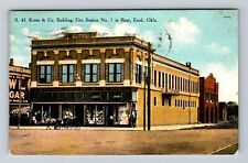 Enid OK-Oklahoma, Kress And Company Building, Antique, Vintage c1910 Postcard picture