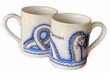 Set/2 Nessie Coffee Mug Made N Scotland McLaggan Smith Coffee Cup Loch Ness Rare picture