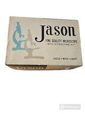 Vintage Jason Model 707 Deluxe 1200x Zoom Microscope With Built In Light. Untest picture
