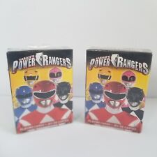 Saban's Mighty Morphing Power Rangers Poker Playing Cards Two Deck Set Sealed  picture