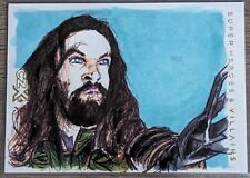 2019 Cryptozoic DC Comics CZX Super Heroes And Villains Sketch Card Aquaman 1/1 picture