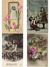 GLAMOUR GIRLS 500 Vintage Real Photo Postcards PART 2 (L3519) picture