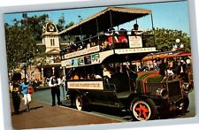 Anaheim CA, Disneyland Omnibus, California Vintage Postcard picture