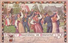 ZAYIX Peasant Dance in Innviertel Artist Signed E. Kutzer German Culture Sudmark picture