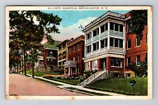 Binghamton NY-New York, City Hospital, c1934 Vintage Souvenir Postcard picture