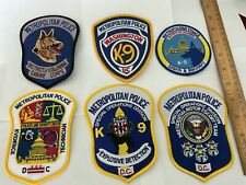 Metropolitan Police  DC collectable patches new full size 6 titles picture