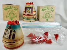 16 Whirl-Glo Spinning Light Bulb Shades 4 Christmas Tree OB Spinner Points 1930s picture
