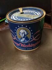 vintage George Washington tobacco tin,  great colors & graphics picture