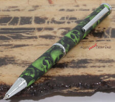 The Green Walking Zombie Dead Skull Black Ink Ballpoint Pen with Pocket Clip picture