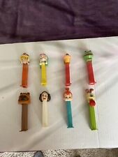 Vintage Used PEZ Candy Dispensers Lot of 8 picture