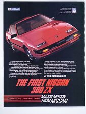 1983 Nissan 300 ZK Vintage The First 300 ZX Original Print Ad 8.5 x 11