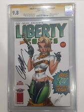 CBLDF Presents Liberty Comics #1 G.Ennis CGC 9.8 SS Signed by J. Scott Campbell picture