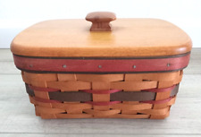 Longaberger Fathers Day Address Basket 1996 with Lid picture