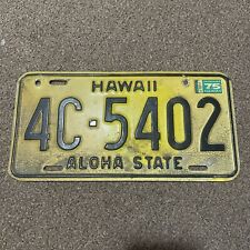 HAWAII License Plate 1969 Aloha State picture