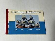 Historic Plymouth Massachusetts Mini Postcard Album picture