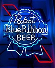 Pabst Blue Ribbon Beer Neon Sign Light Beer Bar Pub Wall Hanging Artwork 19