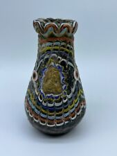 Rainbow Colorful Rare Old Islamic Era Mosaic Glass Different King Photos Bottles picture