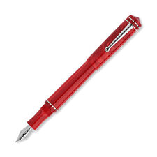 Delta Write Balance Fountain Pen in Red - Flexible Extra Fine Point - NEW picture