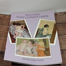 MARY CASSATT 24 POST CARDS Art Dover Publications UNCUT Book full color picture