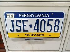 2016 Pennsylvania License Plate picture