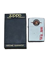 ZIPPO 1995 WINSTON NHRA DRAG RACING POLISHED CHROME LIGHTER SEALED IN BOX 61 picture