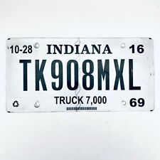 2016 United States Indiana Ripley County Truck License Plate TK908MXL picture