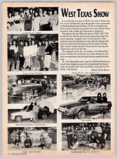 1990 West Texas Show with Selena Ector County Coliseum Lowrider Mag Two Page Ad picture