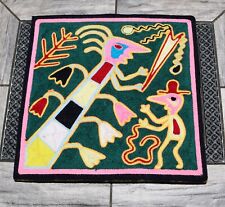 A Late 20th Century Huichol Yarn Painting  12