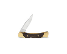 NEW Buck Knives The 55 Folding Pocket Knife Ebony Hardwood Handle 0055BRS-B picture