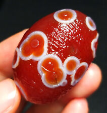 TOP 22G Red Gobi Agate Eyes Agate Crystal Healing Gift Stone Collection BB179 picture