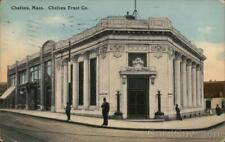 1911 Chelsea Trust Co.,MA Suffolk County Massachusetts Antique Postcard 1c stamp picture