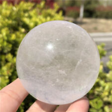370g Top Natural White Quartz Sphere Carved Crystal Ball Reiki Healing.XQ2567 picture