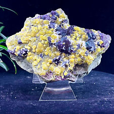 2.42LB Natural Tanzanite Purple Fluorite Tanzanite Coexisting Mineral Roughness picture