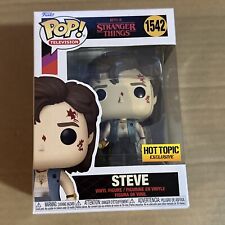 Funko POP  Steve Bloody Stranger Things Hot Topic Exc #1542 W/ Protector picture