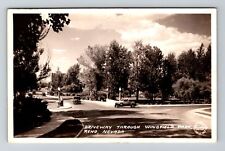 Reno NV-Nevada RPPC, Driveway in Wingfield Park, Real Photo c1930 Postcard picture