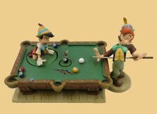 WDCC PINOCCHIO POOL TABLE SCENE w/ Jiminy Cricket & Lampwick NIB + COAs DISNEY picture