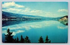 Lake Roosevelt, Reservoir of Grand Coulee Dam - Near Marcus WA VINTAGE Postcard picture