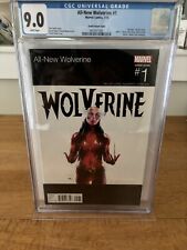 ALL NEW WOLVERINE #1 CGC 9.0 HIP HOP VARIANT DMX 2016 NM- picture