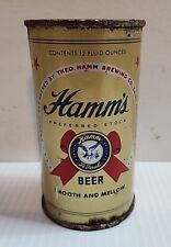 HAMM'S PREFERRED STOCK FLAT TOP STEEL BEER CAN, 1950 picture