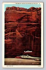 Chinle AZ-Arizona, The White House Canyon De Chelley, Vintage Souvenir Postcard picture