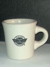 Steak N Shake Diner Restaurant Ware Heavy Thick Coffee Mug Cup Old Bull Mark picture