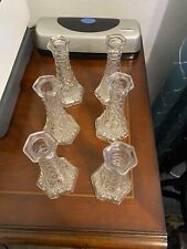 Wexford Glass Candleholder/Bud Vase 6 inches picture