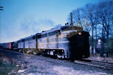 Vtg 1959 Duplicate Train Slide 0420 New Haven Engine Maybrook NY X8N198 picture