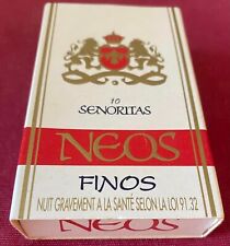 Vintage Neos Finos 10 Senoritas Cigarette Cigarettes Cigarette Paper Box Empty picture