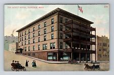 Hancock MI-Michigan, Scott Hotel, Advertising, Antique Vintage Souvenir Postcard picture
