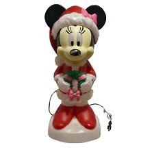 GEMMY DISNEY 2022 MINNIE MOUSE 24 INCH CHRISTMAS LIGHTED BLOW MOLD WORKS picture