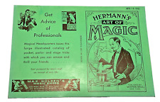 Vintage Wehman Bros Book Cover Sample “Hermann's Art Of Magic”  Circa 1940 picture